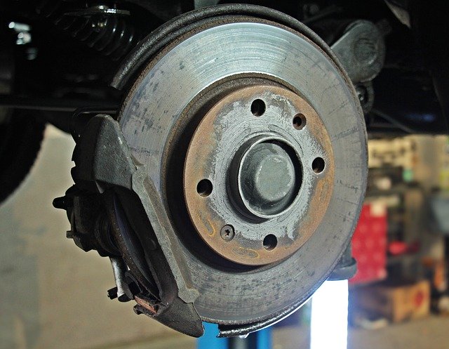 Worn brake rotor